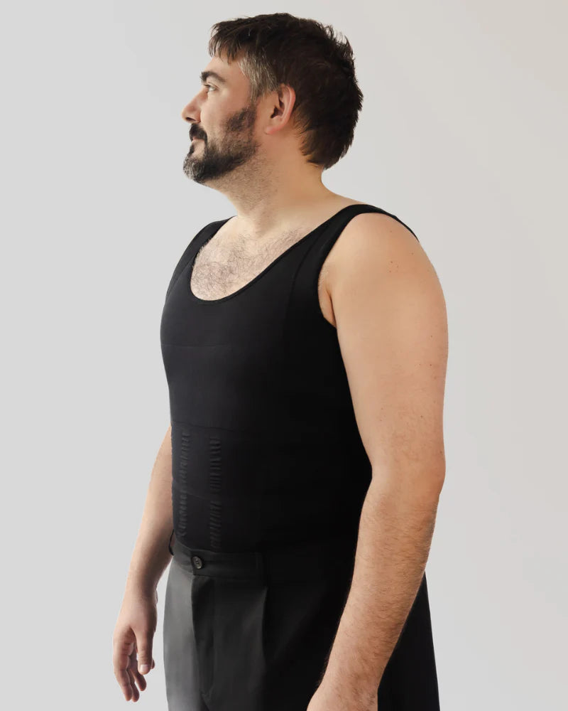 RUNA - Débardeur de Compression 3D Homme | Ventre Plat Instantané