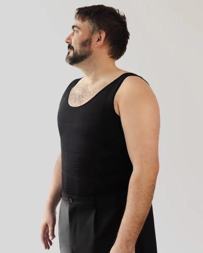 RUNA - Débardeur de Compression 3D Homme | Ventre Plat Instantané