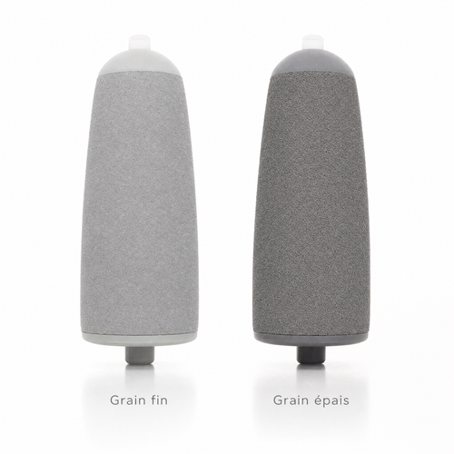 2 Rouleaux de rechange (grain fin + grain épais)