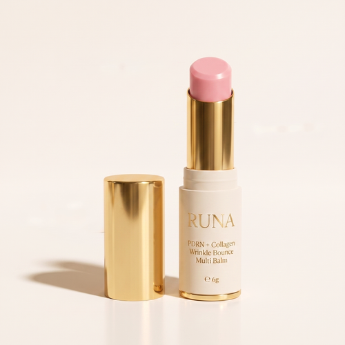 RUNA PDRN + Collagen Multi Balm — cream stick with gold cap
