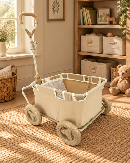 Wagon Beige dans une salle de jeux française
