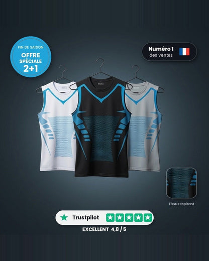 RUNA™ — Débardeur de Compression Homme | Ventre Plat Instantané